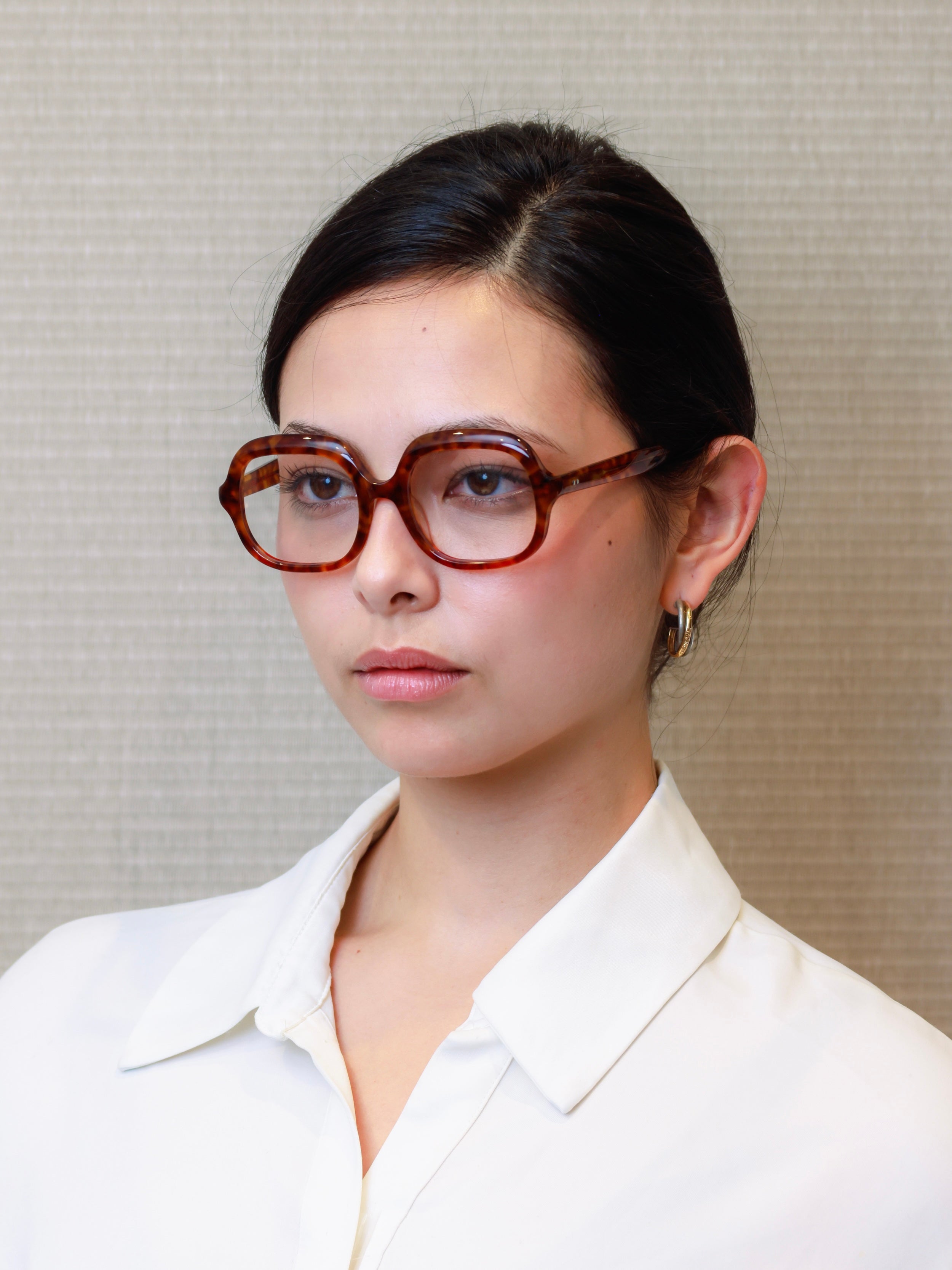 Model ANNA Retro Havana | Eyeglasses